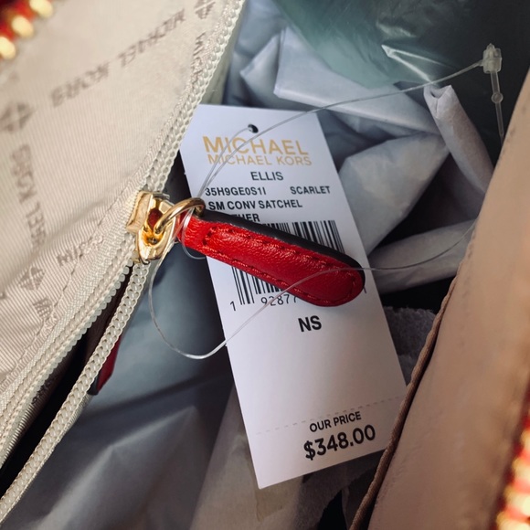 Michael kors studded small Ellis Conv satchel bag - Picture 7 of 8